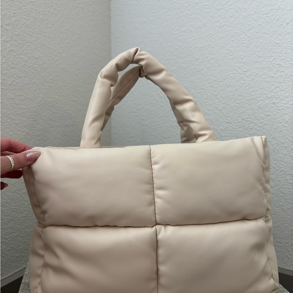 Elegant Cream Tote Bag